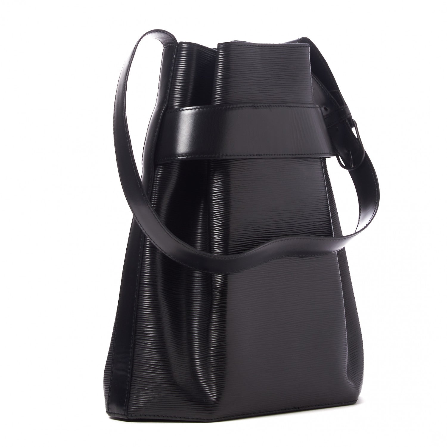 Louis Vuitton Epi Sac D'Epaule GM Black 3 of 8