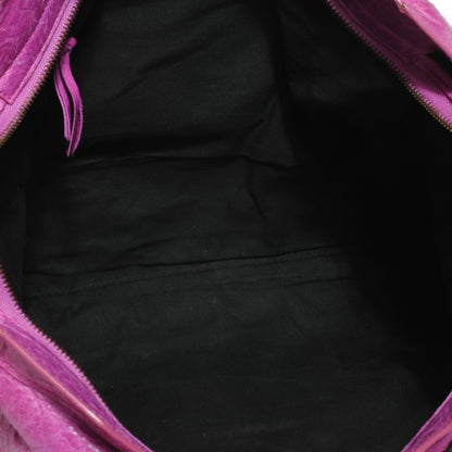 Balenciaga Agneau Rubber Covered Classic Hardware City Amethyst 5 of 7