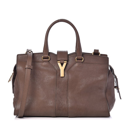 Saint Laurent Sheepskin Small Cabas ChYc Brown 1 of 17