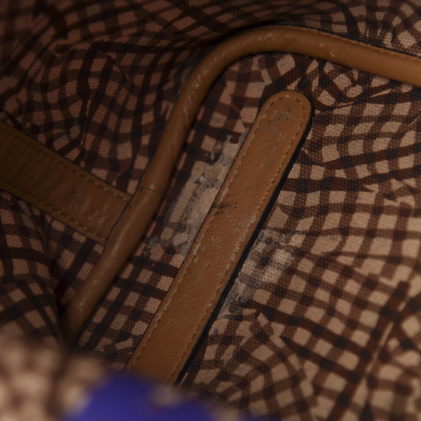 Visetos Medium Liz Reversible Shopper Tote Cognac