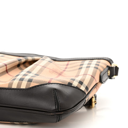 Burberry Haymarket Check Hartham Crossbody Chocolate 9 of 13