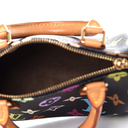 Louis Vuitton Monogram Multicolor Mini Sac HL Speedy Black 5 of 6
