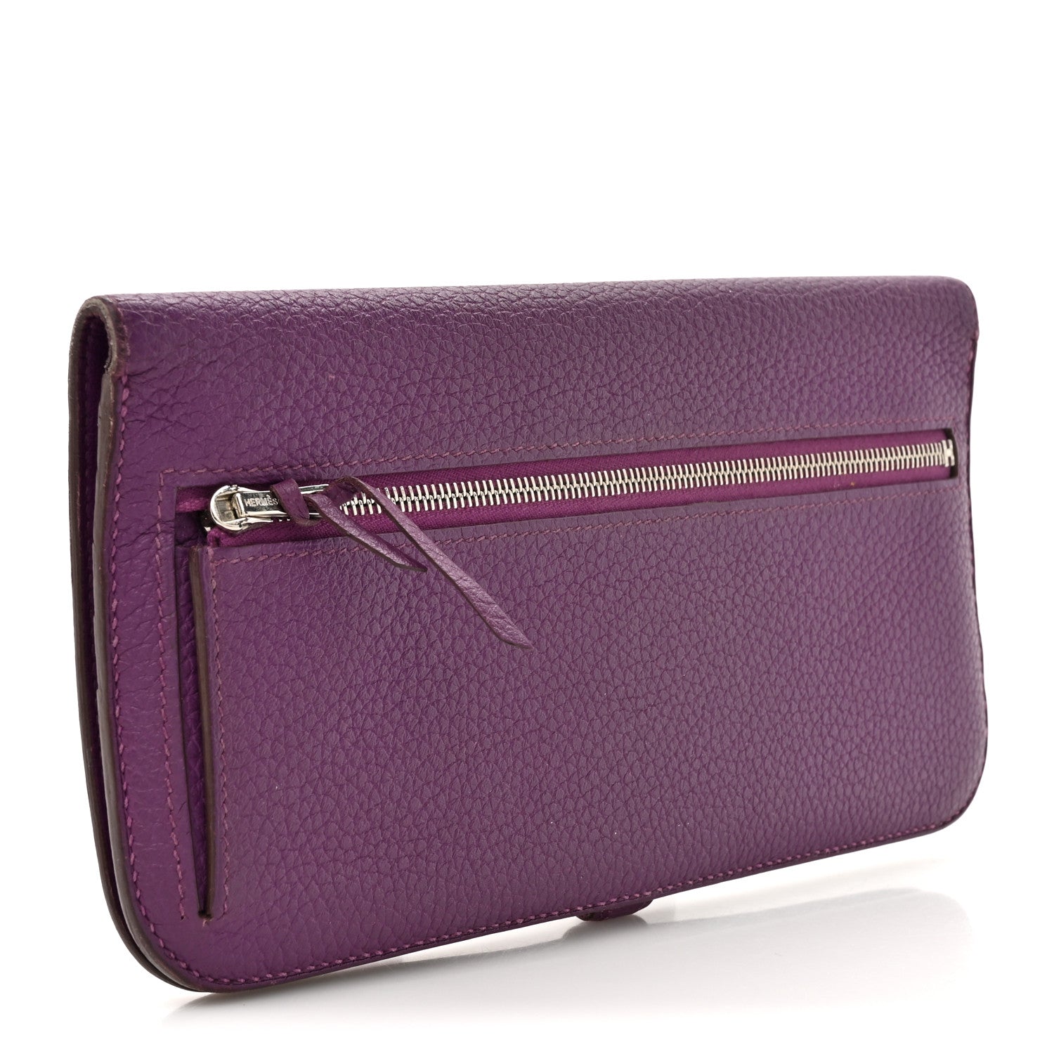Hermes Togo Dogon Recto Verso Wallet Violet 3 of 14