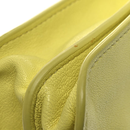 Proenza Schouler Lambskin PS1 Pochette Clutch Lemon 13 of 15