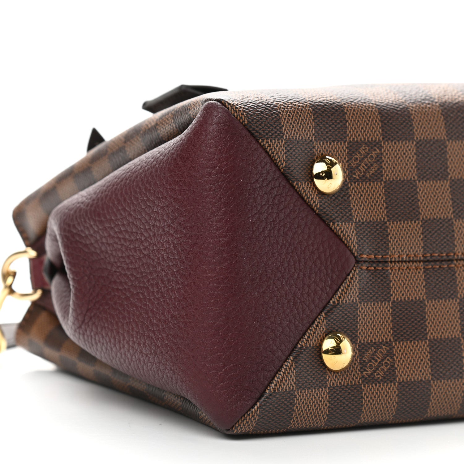 Louis Vuitton Damier Ebene Cuir Taurillon Brittany Bordeaux 7 of 8