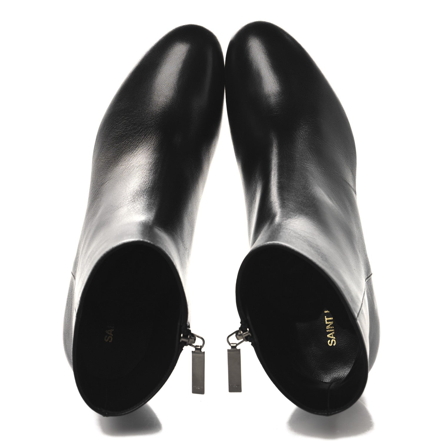 Saint Laurent Nappa Vendome Loulou 70mm Ankle Zip Boot 40 Black 2 of 9