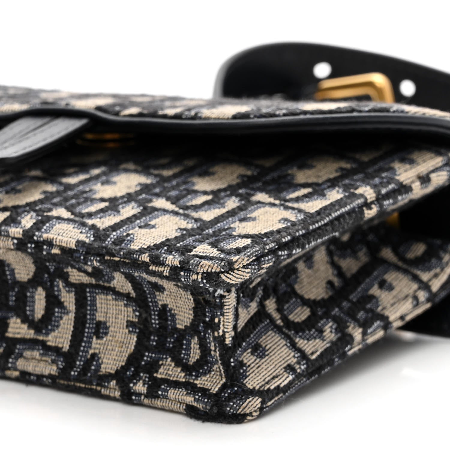 Christian Dior Oblique Saddle Belt Bag Blue 9 of 9