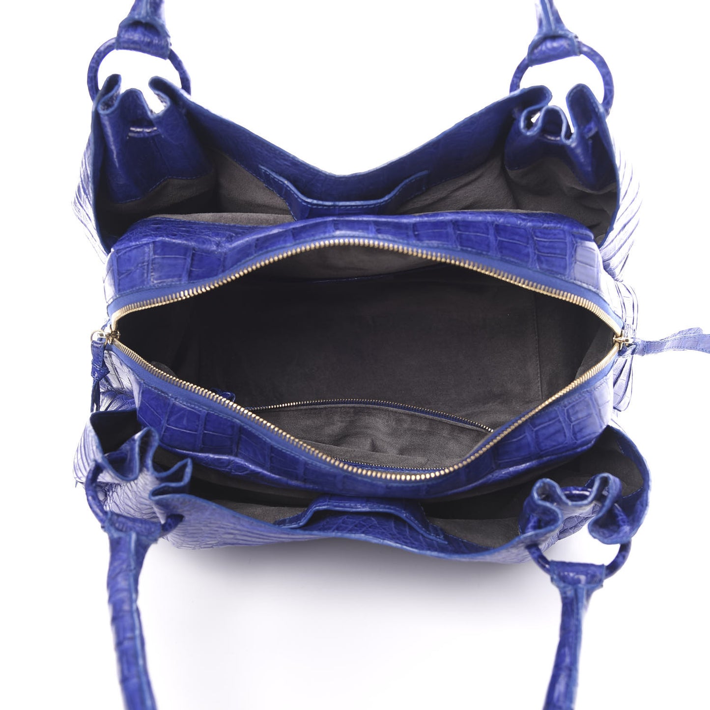 Crocodile Hobo Blue