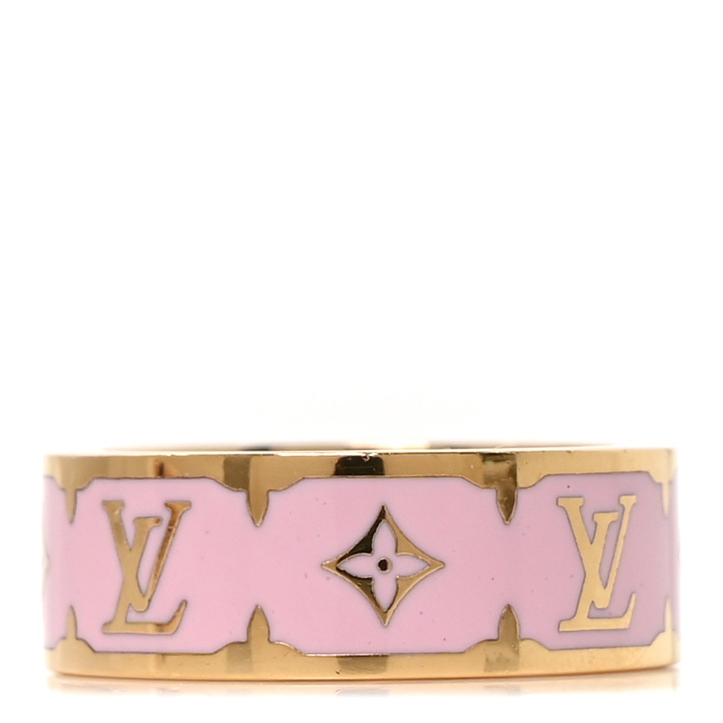 Enamel Nanogram Ring L 56 7.5 Pink