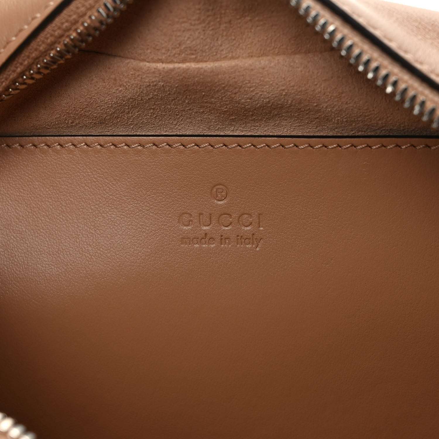 Gucci Calfskin Matelasse Aria Small GG Marmont Chain Shoulder Bag Camelia 6 of 9