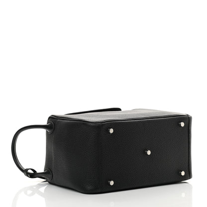 Hermes Taurillon Clemence Lindy 30 Black 5 of 11