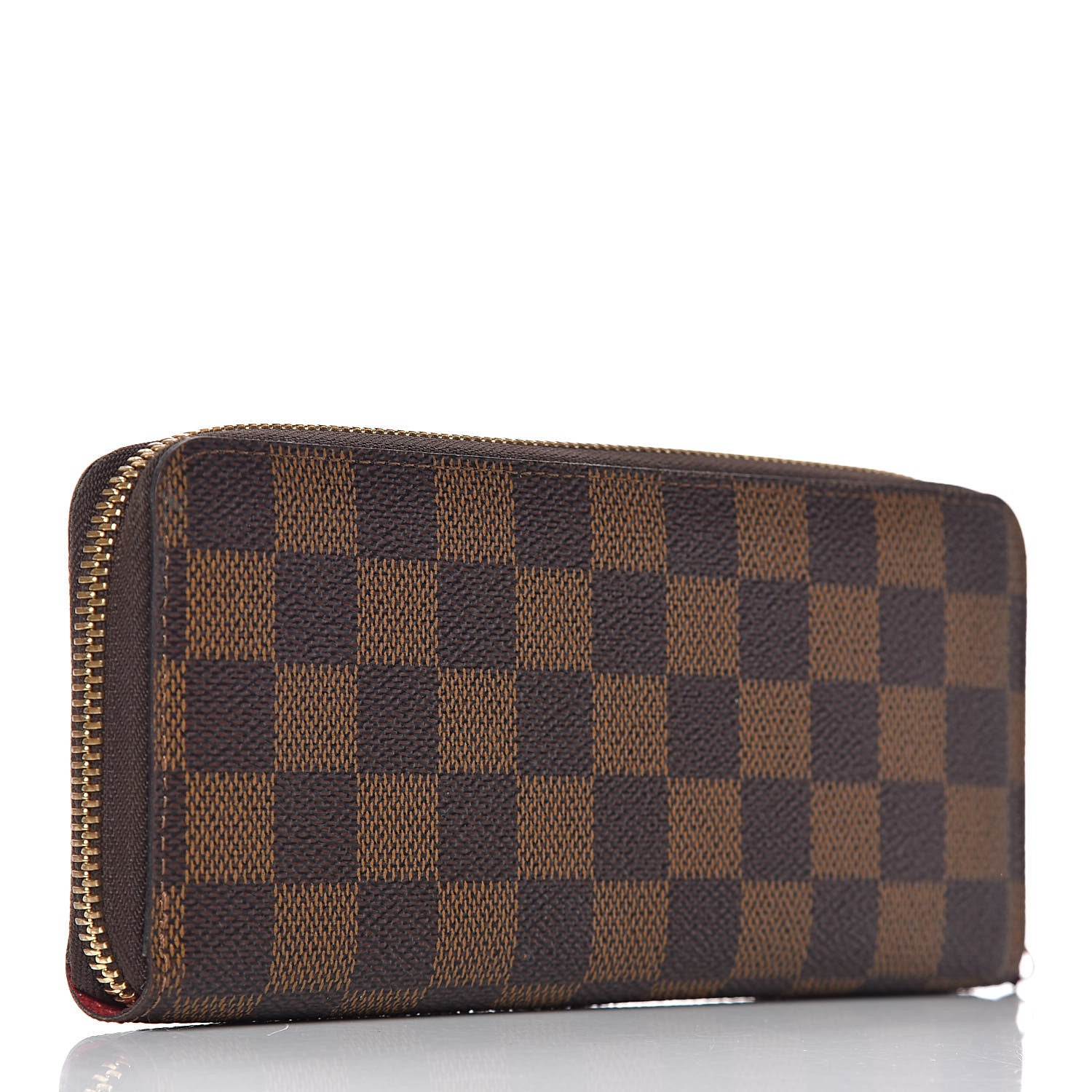 Louis Vuitton Damier Ebene Clemence Wallet Cherry 3 of 7
