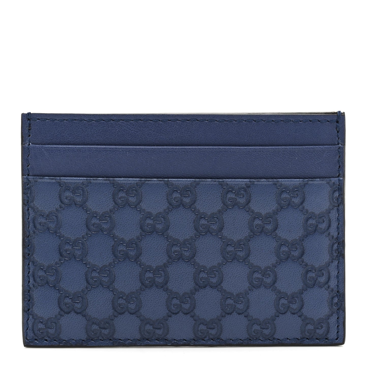 Microguccissima Card Holder Blue