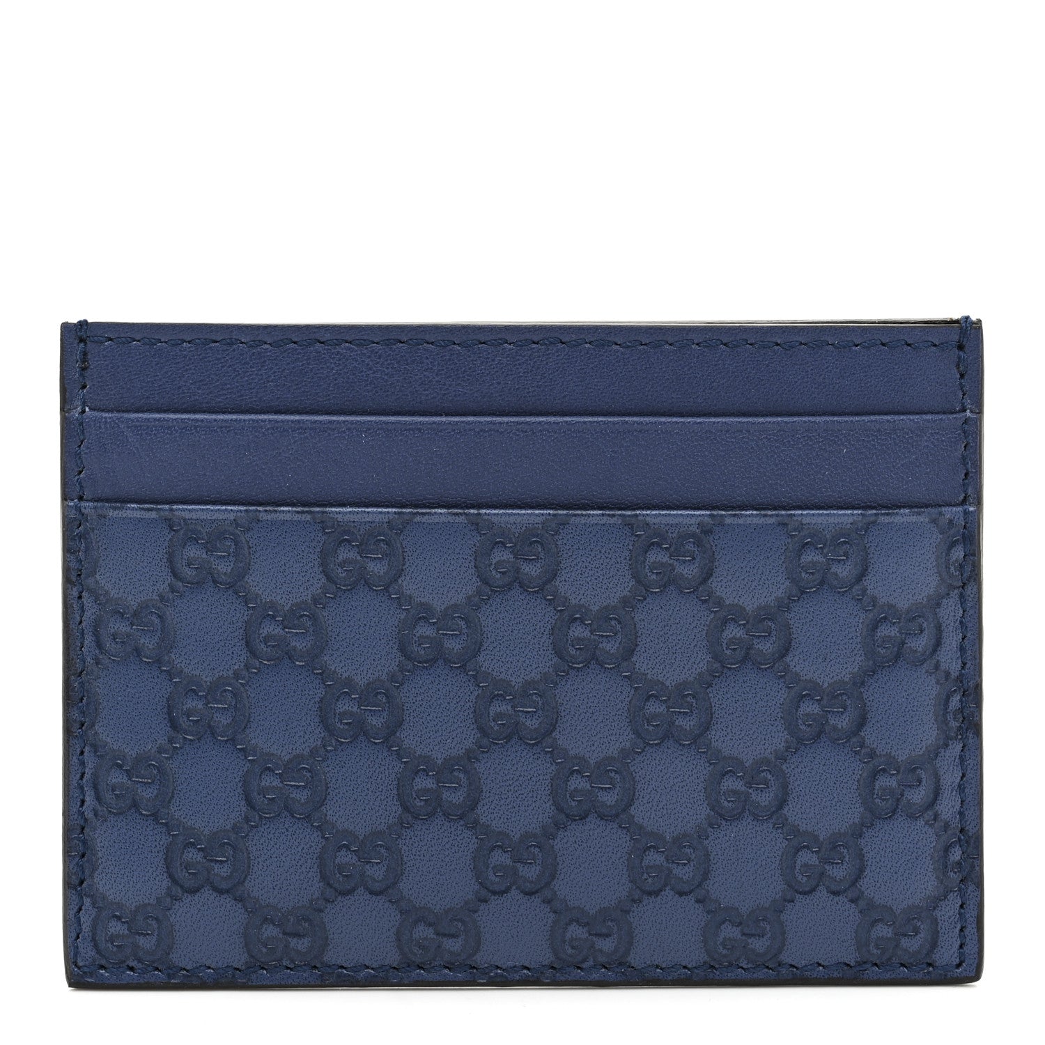 Gucci Microguccissima Card Holder Blue 1 of 8