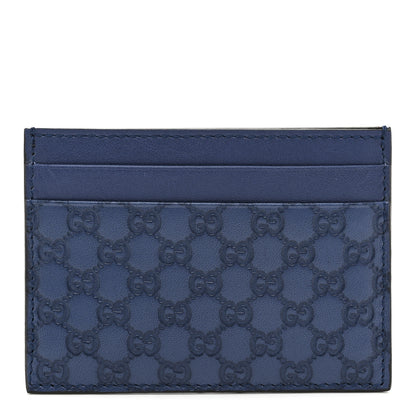 Gucci Microguccissima Card Holder Blue 1 of 8