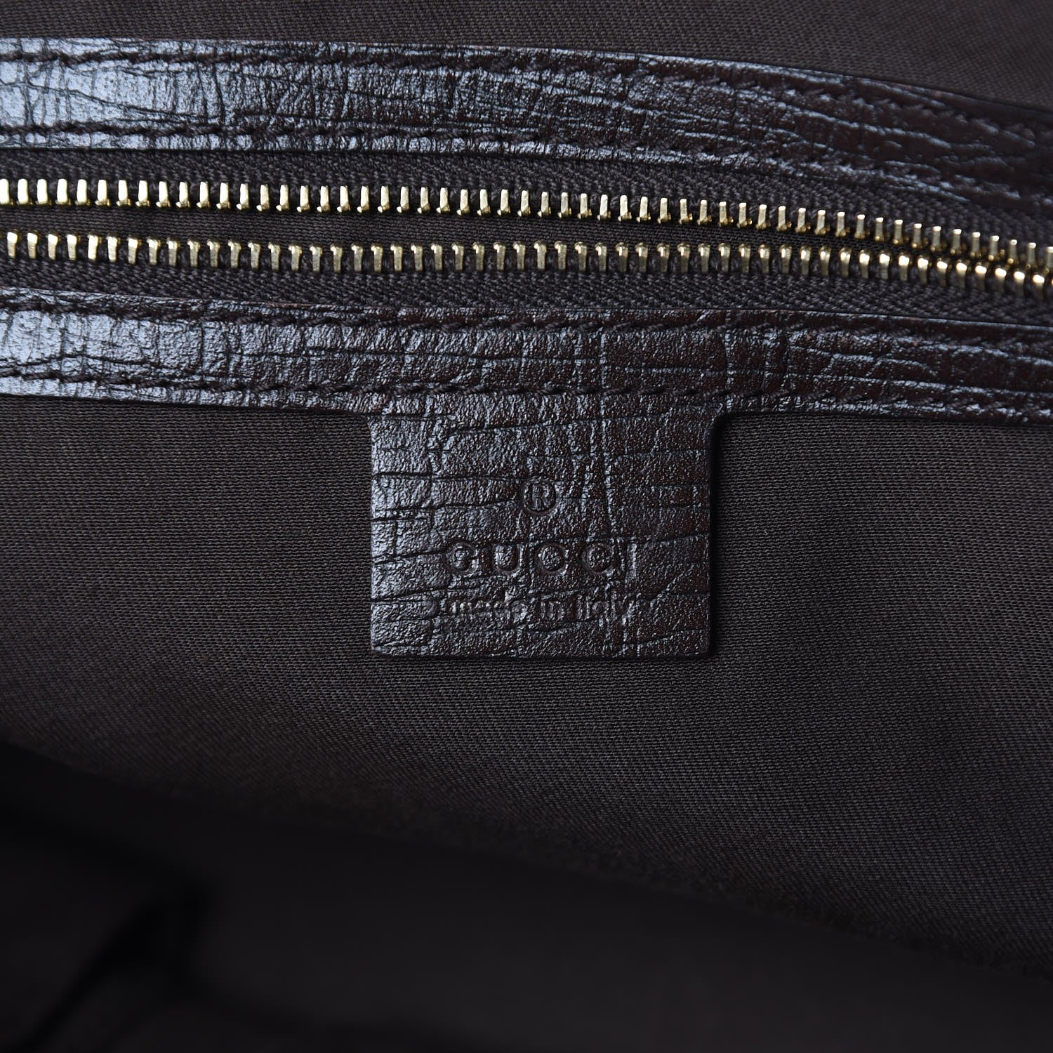 Gucci Monogram Small Jolicoeur Tote Dark Brown 6 of 8