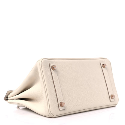 Hermes Togo Birkin 25 Craie 4 of 11