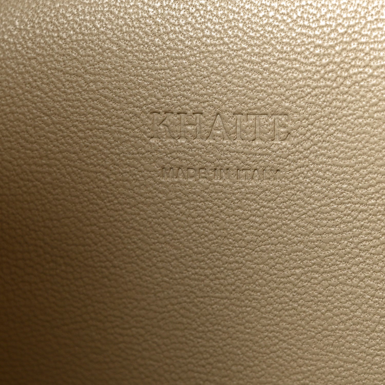 Khaite Pebbled Sport Calfskin Studded Elena Nougat 6 of 9