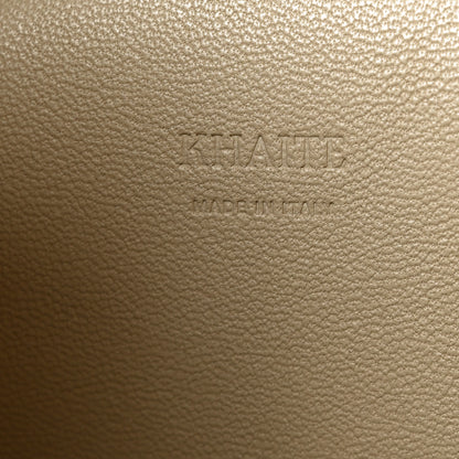 Khaite Pebbled Sport Calfskin Studded Elena Nougat 6 of 9