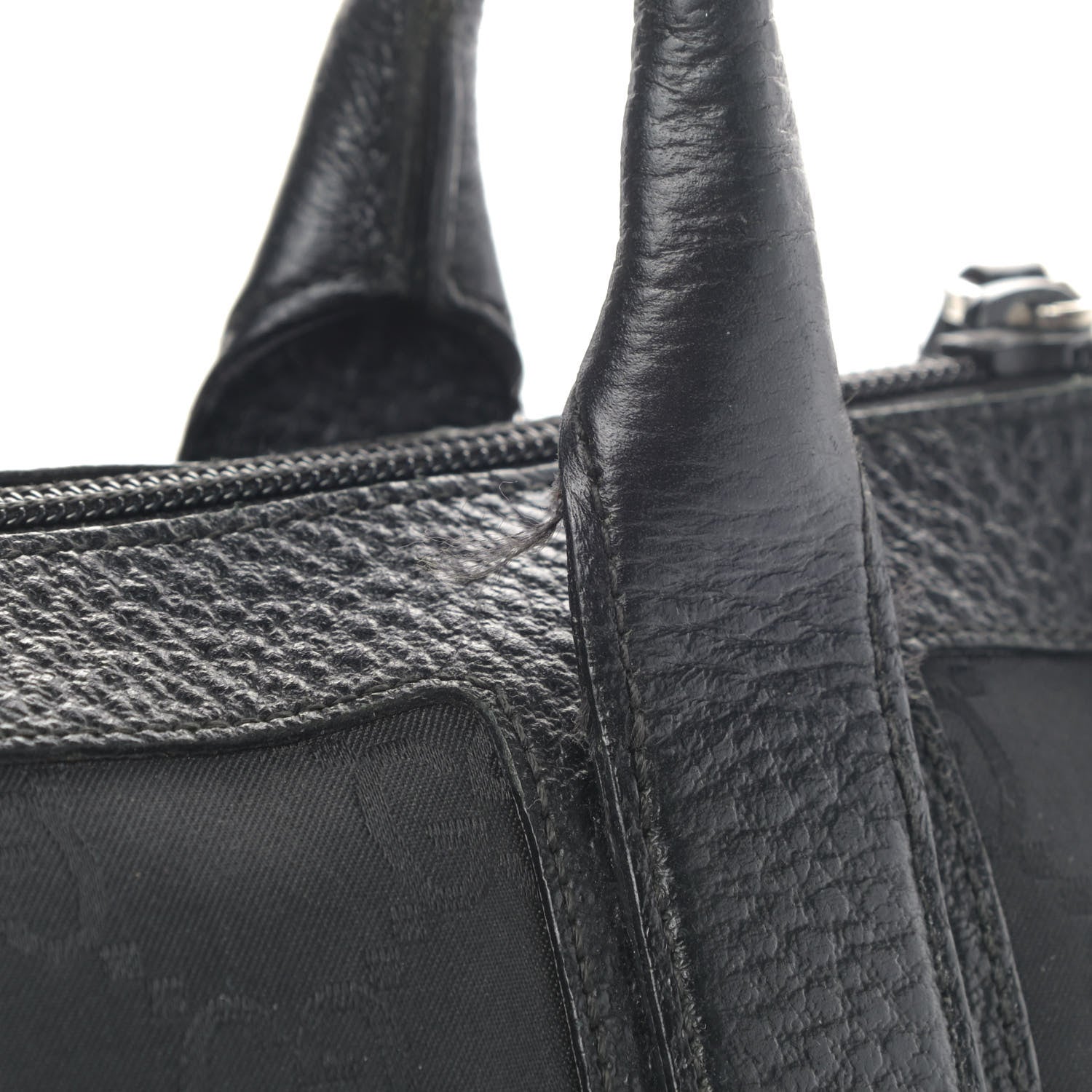 Gucci Nylon Monogram Tote Bag Black 6 of 6