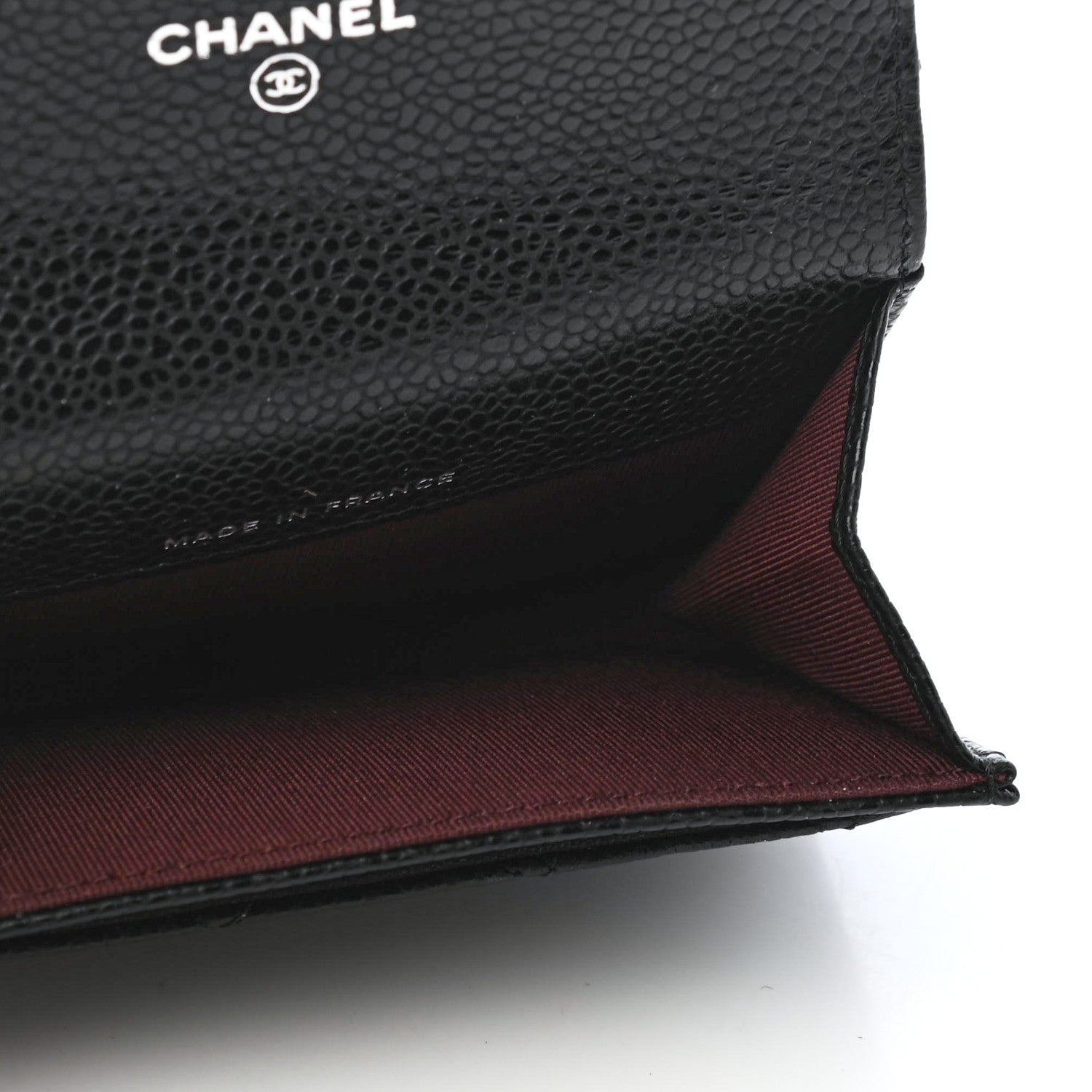Chanel Caviar Quilted Flap Card Holder Black 5 of 9