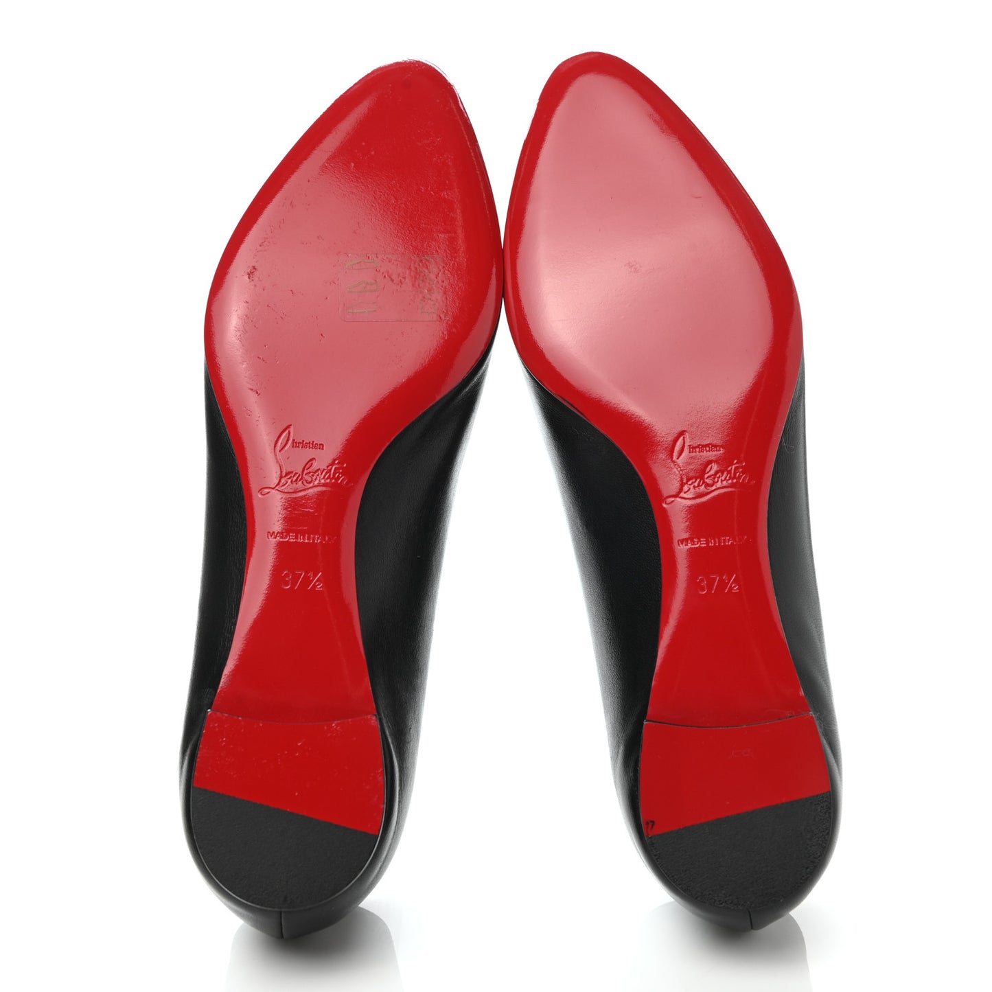 Shiny Nappa Eloise Flats 37.5 Black
