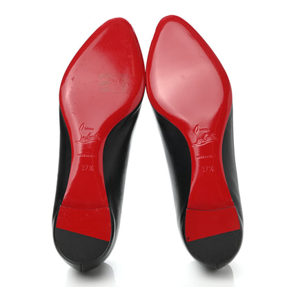 Christian Louboutin Shiny Nappa Eloise Flats 37.5 Black 5 of 8