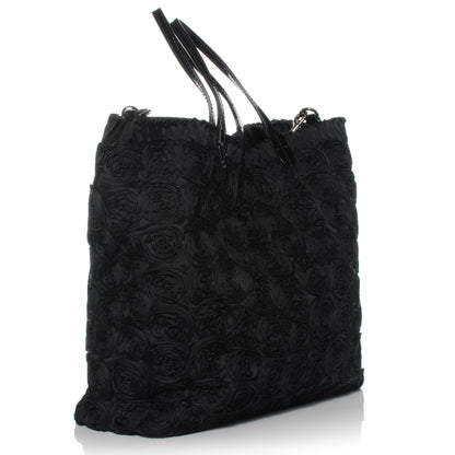 Valentino Garavani Fabric Rosier Tote Black 3 of 8