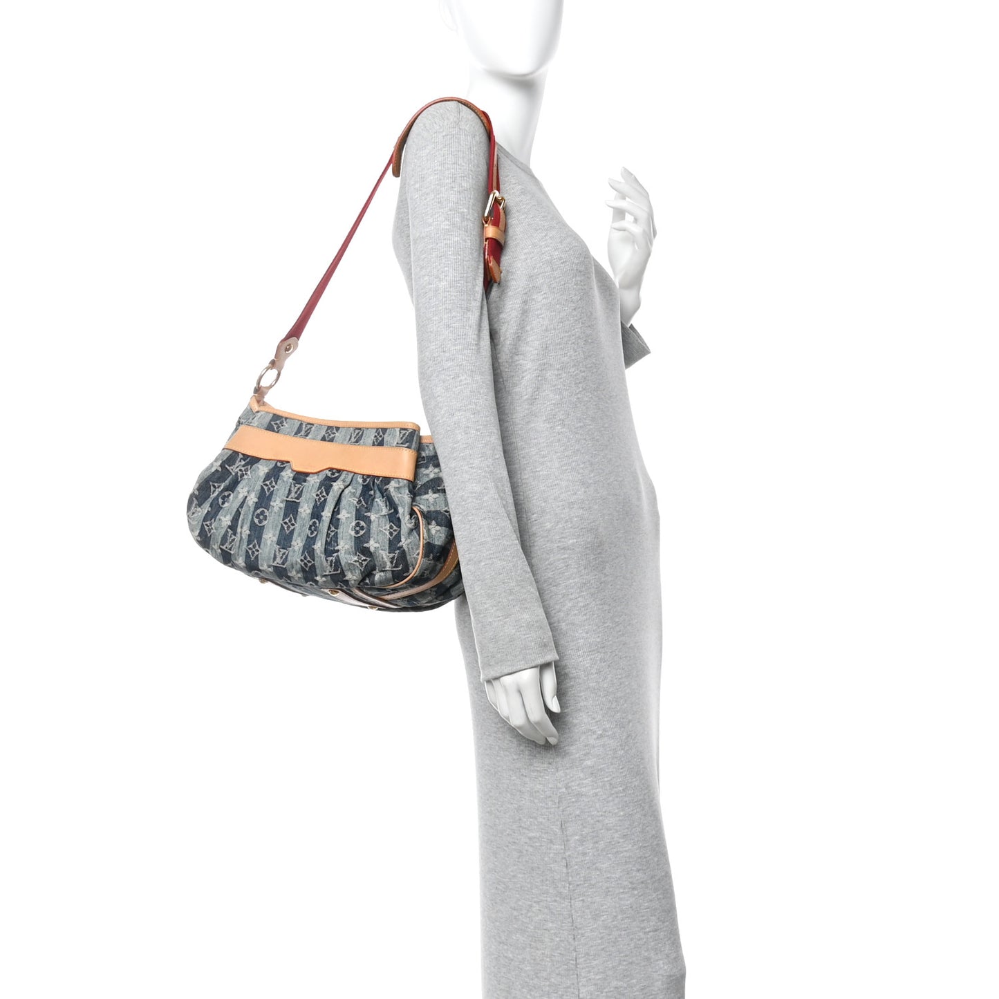 Denim Raye Porte Epaule MM