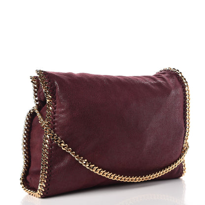 Stella McCartney Shaggy Deer Falabella Fold Over Tote Plum 3 of 7