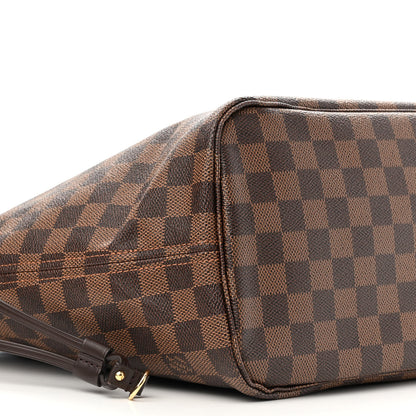 Louis Vuitton Damier Ebene Neo Neverfull MM Rose Ballerine 10 of 15