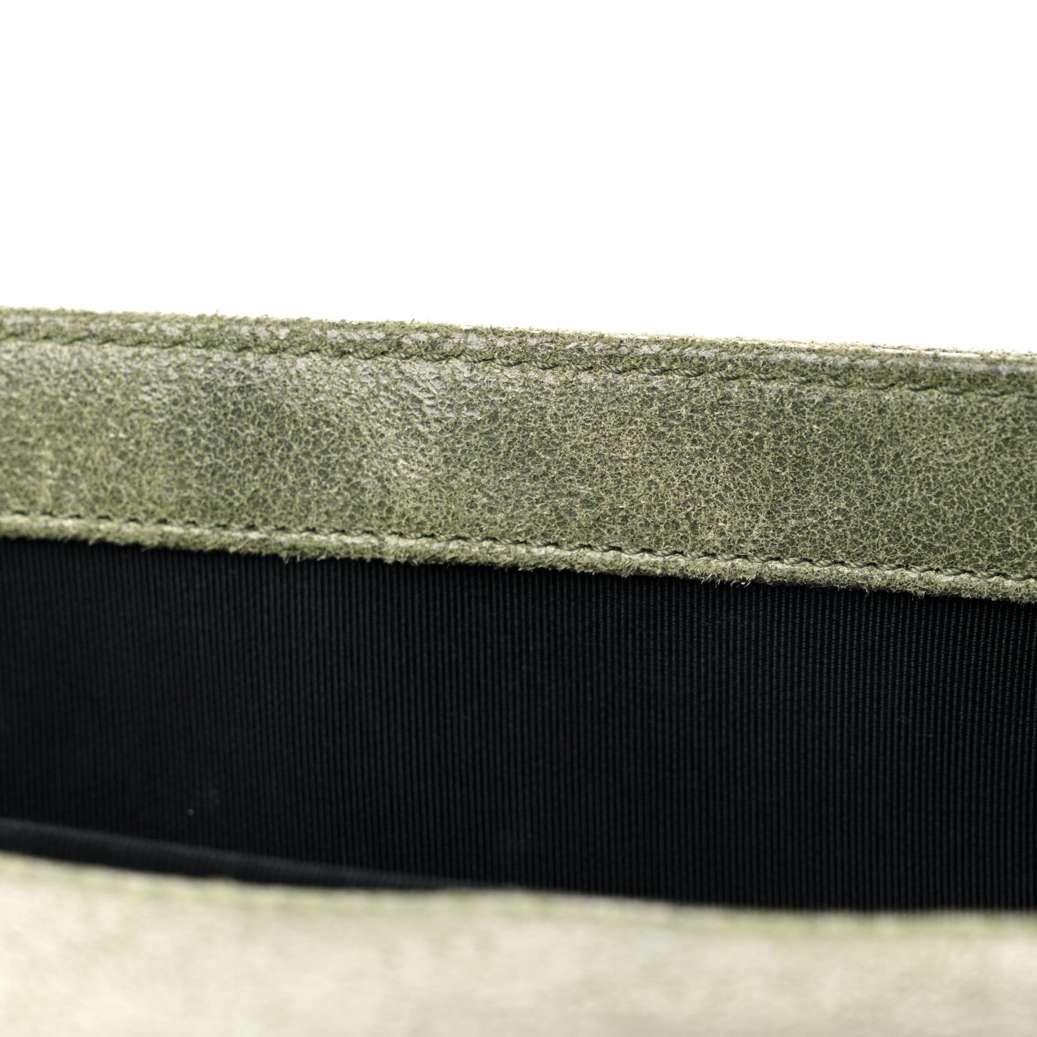 Chanel Goatskin Chesterfield Quilted Medium Celtic Boy Flap Green 12 of 14
