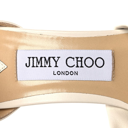 Jimmy Choo Nappa Rosie 100 Sandals 36.5 Milk 9 of 10