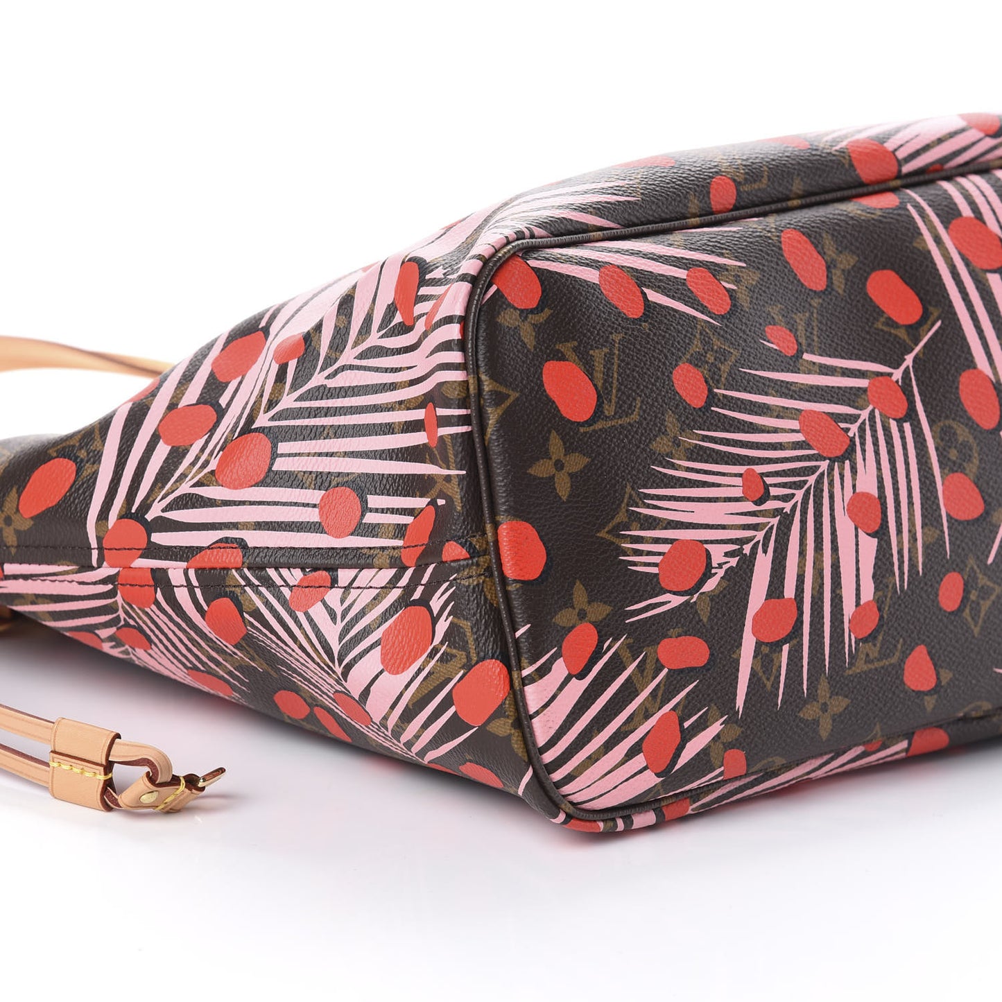 Monogram Jungle Dots Neo Neverfull MM Sugar Pink Poppy