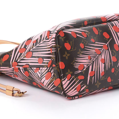 Louis Vuitton Monogram Jungle Dots Neo Neverfull MM Sugar Pink Poppy 8 of 9