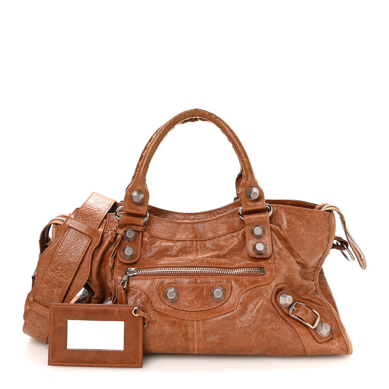 Balenciaga Agneau Giant 21 Silver Hardware City Sienna 3 of 12