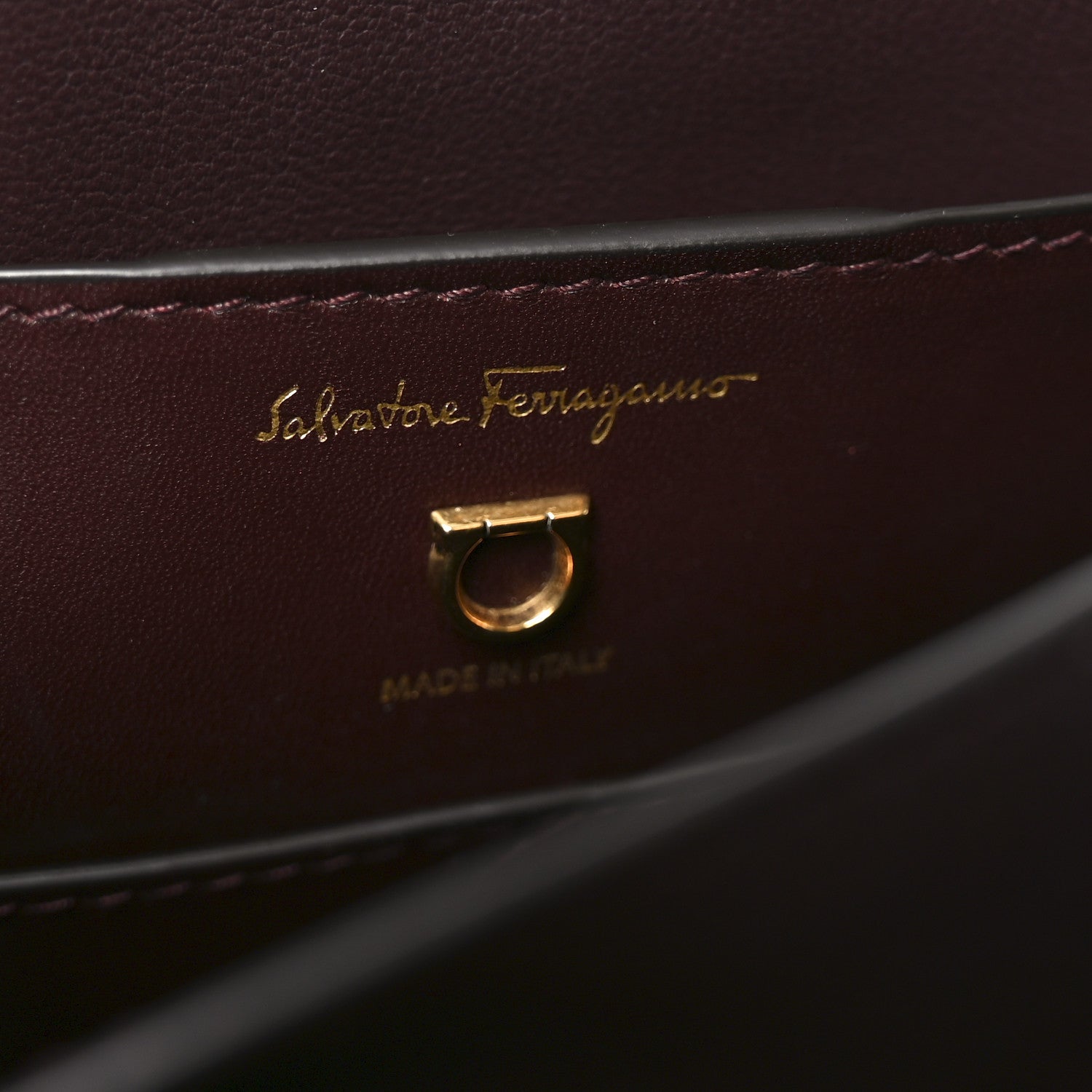 Salvatore Ferragamo Calfskin Canvas Margot Top Handle Satchel