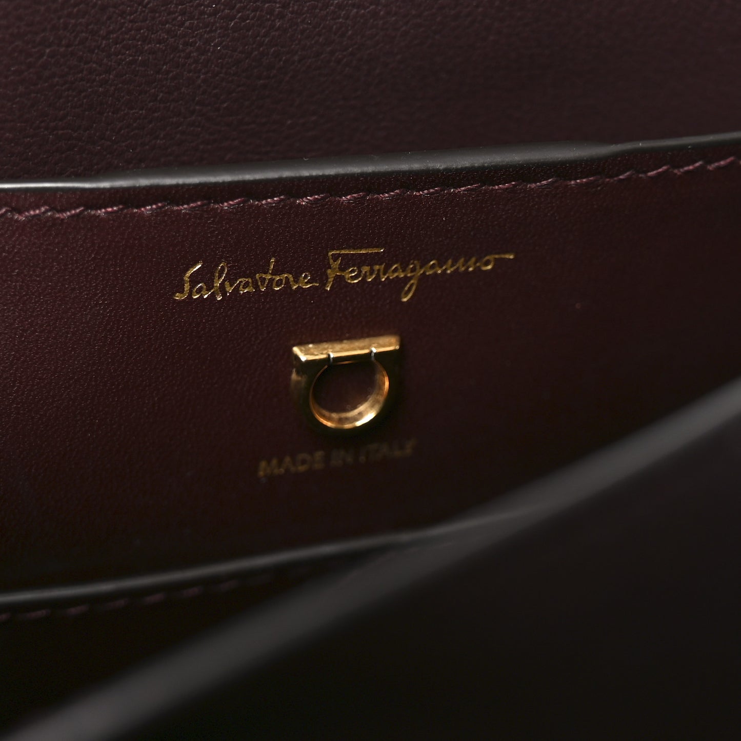 Calfskin Canvas Margot Top Handle Satchel Burgundy