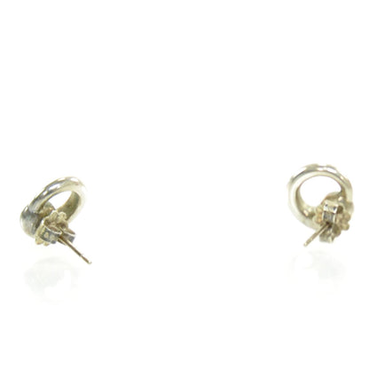 Tiffany Sterling Silver 9mm Elsa Peretti Eternal Circle Earrings 3 of 6