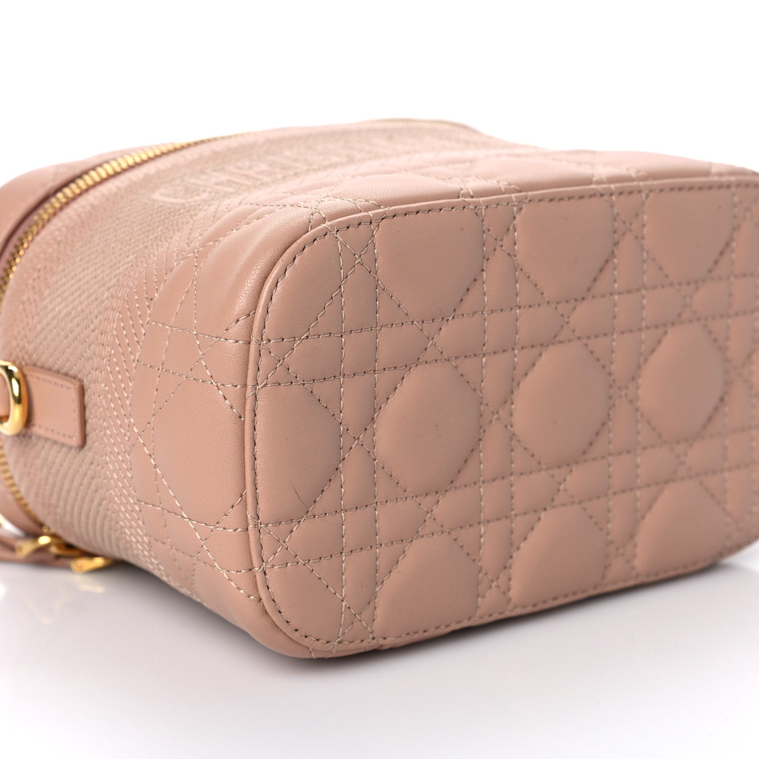 Christian Dior Lambskin Cannage Small Diortravel Vanity Case Rose Des Vents 7 of 7