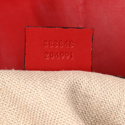 Gucci Monogram Ruinart Calfskin Medium Lady Web Shoulder Bag Beige Ebony Hibiscus Red 6 of 13