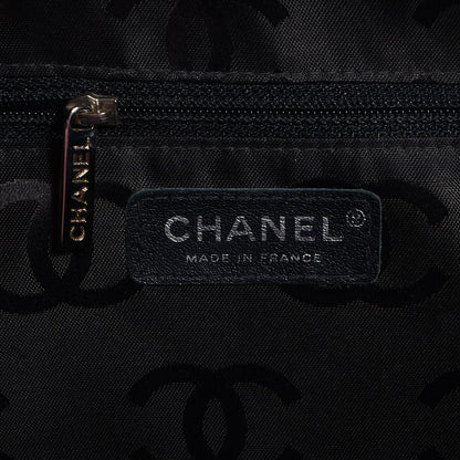 Chanel Calfskin Quilted Large Cambon Bowler Pink Black 6 of 7