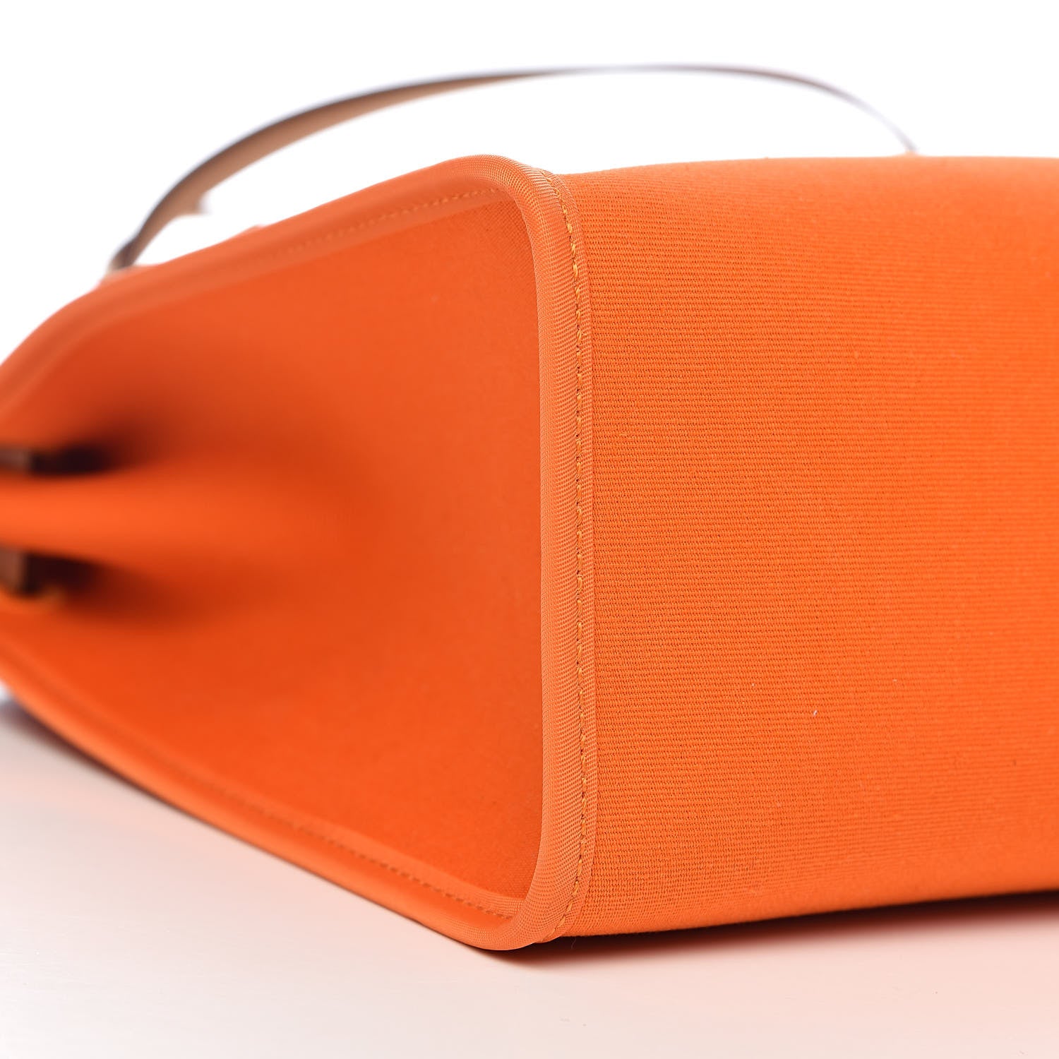 Hermes Vache Hunter Toile Herbag Zip 31 PM Orange 9 of 12