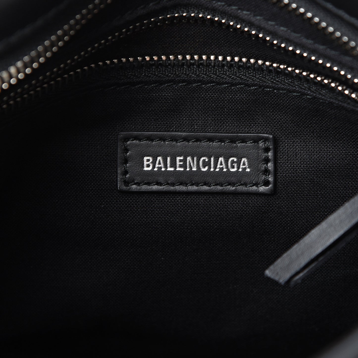Canvas Satin Calfskin Diagonal Allover Logo Print Classic Silver Hardware Mini City Natural Black