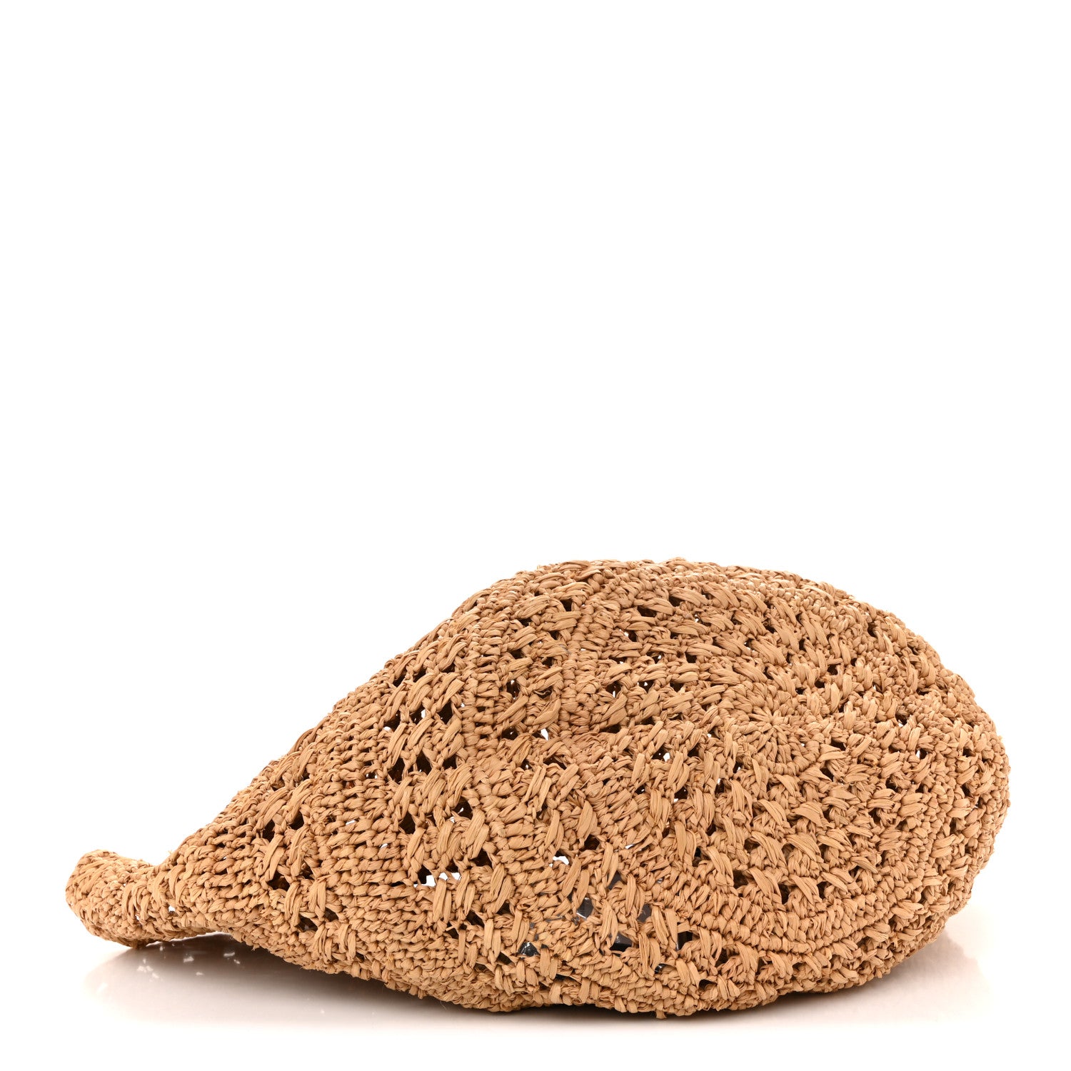 Saint Laurent Raffia Calfskin Small Panier Tote Naturel Brick 4 of 13