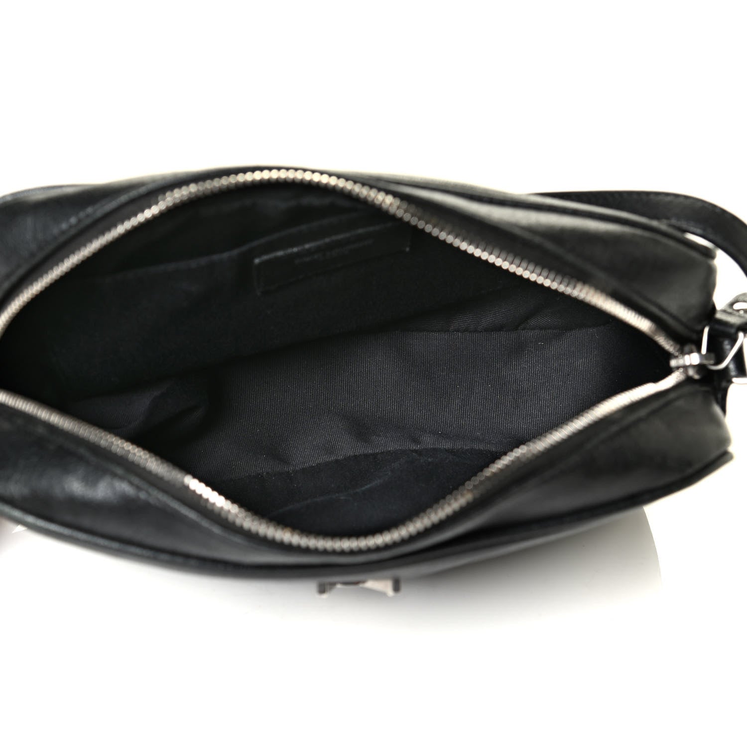 Saint Laurent Lambskin Monogram Small Lou Camera Bag Black 4 of 6