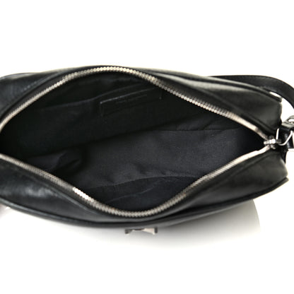 Saint Laurent Lambskin Monogram Small Lou Camera Bag Black 4 of 6