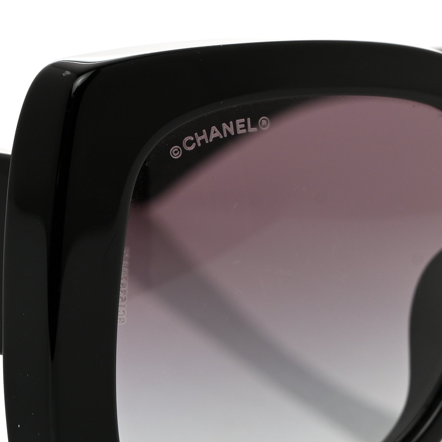 Chanel Square CC Sunglasses 5494-A Black 7 of 10