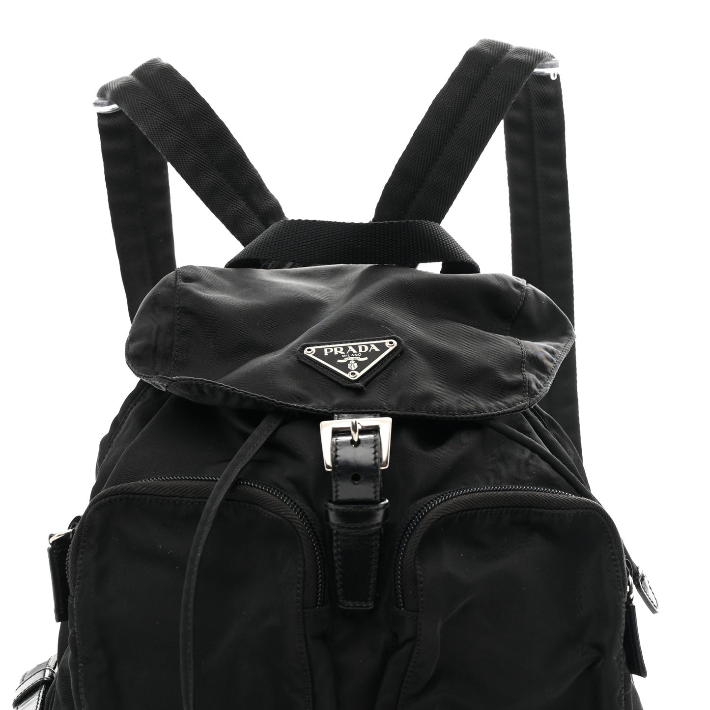 Nylon Vela Medium Backpack Black