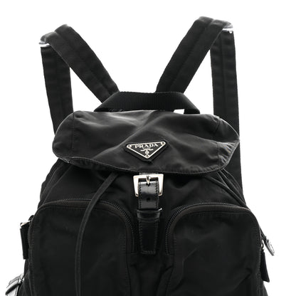 Prada Nylon Vela Medium Backpack Black 8 of 10